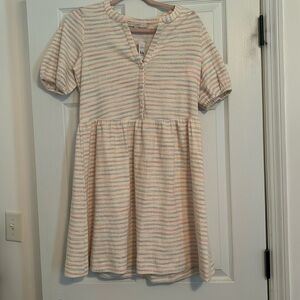 Loft Sz S striped dress